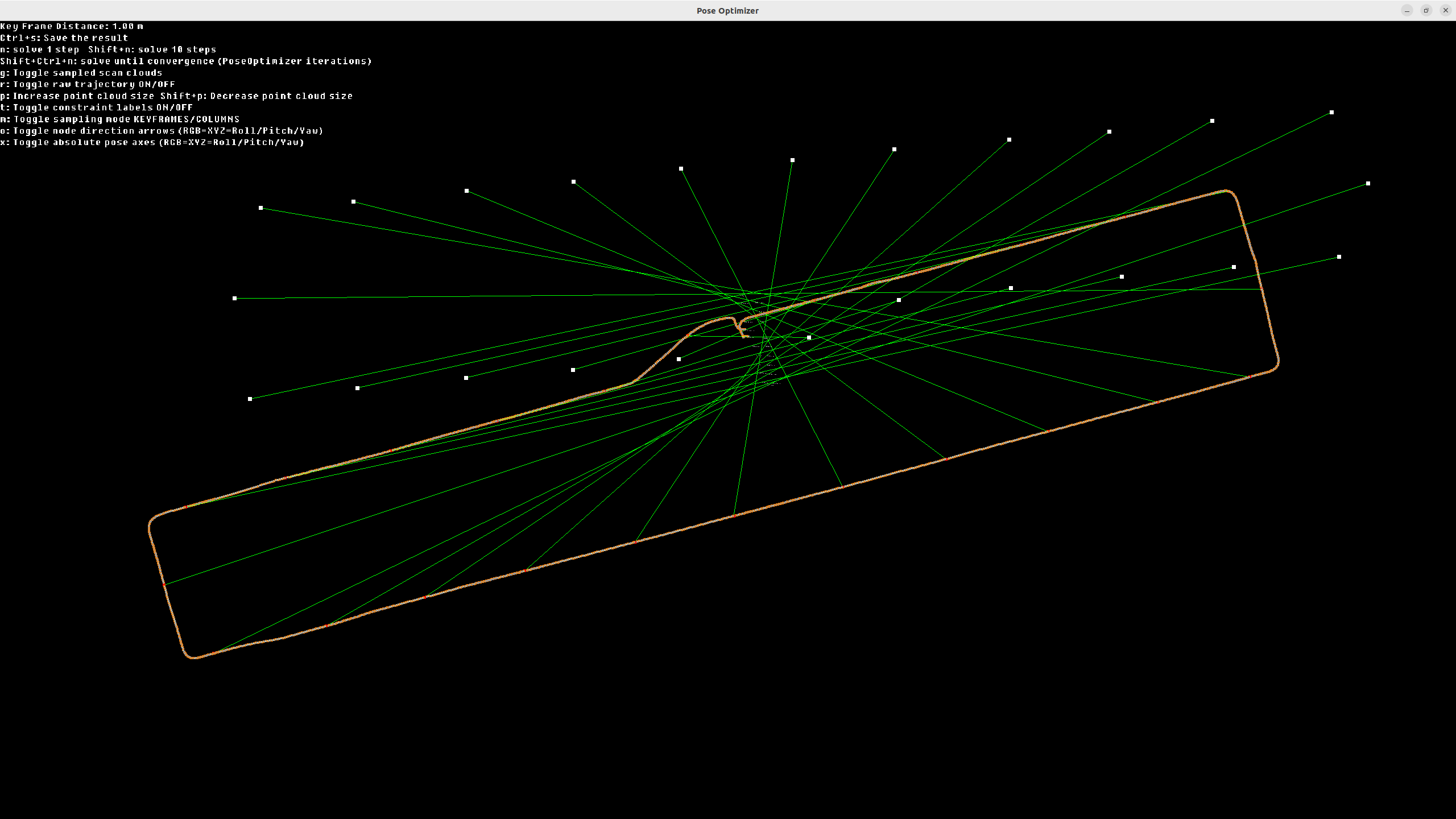 Pose Optimizer Viz with GPS constraints overlay