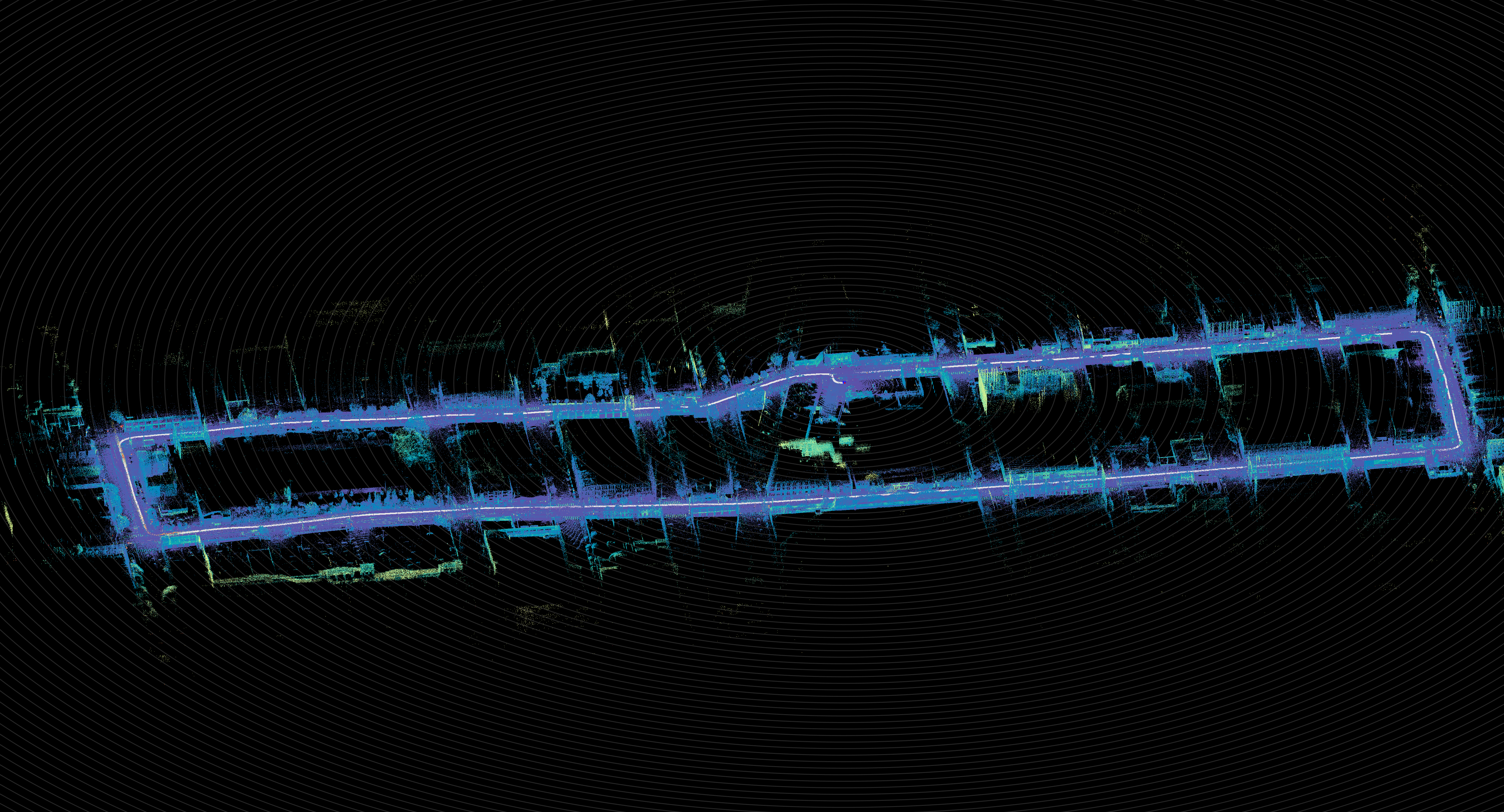 Point Cloud with refined trajectory