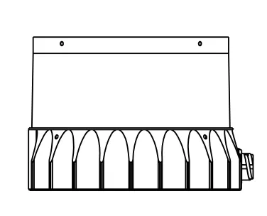 OS0 sensor mechanical drawing, view 6