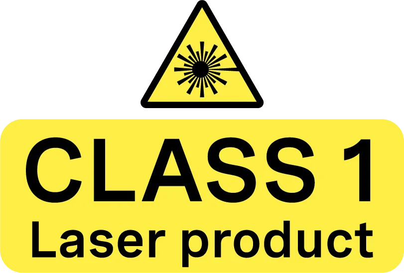 Class 1 Laser Product symbol