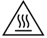 Hot surface symbol